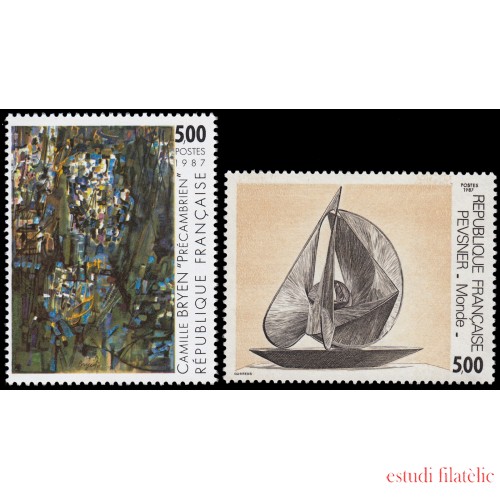 France Francia 2493/94 1987 Serie artística MNH