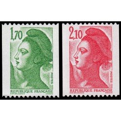 France Francia 2321/22 1984 Libertad Delacroix MNH France Francia 2321/22 1984 Libertad Delacroix MNH