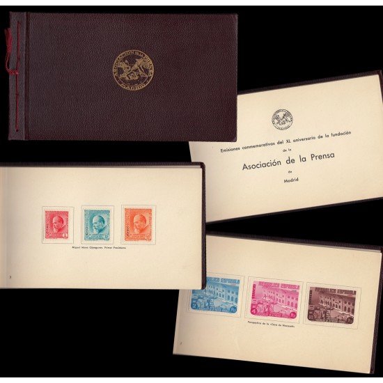 España Spain Carnet 695 1936 Carnet de la Asociación de la prensa España Spain Carnet 695 1936 Carnet de la Asociación de la prensa