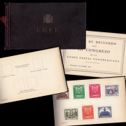 España Spain C-604 Carnet C.U.P.P. III Congreso de la Unión Postal Panamericana