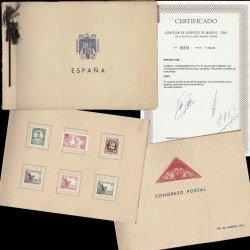 España Spain 1946 Carnet V Congreso de U.P.A.E. en Río de Janeiro Completo España Spain 1946 Carnet V Congreso de U.P.A.E. en Río de Janeiro Completo
