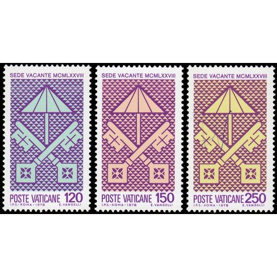Vaticano 656/58 1978 Sede vacante MNH