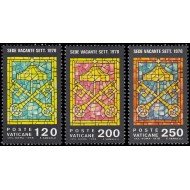 Vaticano 659/61 1978 Sede vacante MNH