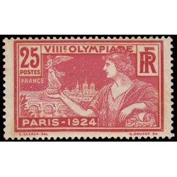 France Francia 184 1924 Juegos Olímpicos París MNH France Francia 184 1924 Juegos Olímpicos París MNH