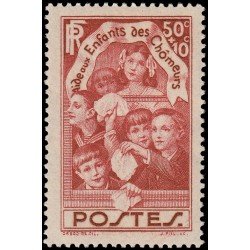 France Francia 312 1936 Pro niños de los parados MH France Francia 312 1936 Pro niños de los parados MH