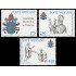 Vaticano 666/68 1979 Entronizamiento de Juan Pablo II MNH