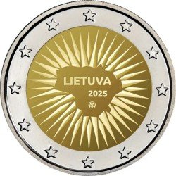 Lituania 2025 2 € euros conmemorativos Defensa del Estado Lituania 2025 2 € euros conmemorativos Defensa del Estado