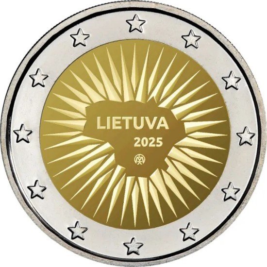 Lituania 2025 2 € euros conmemorativos Defensa del Estado