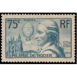 France Francia 313 1936 150 aniv. de la muerte del aeronauta F. Pilâtre de Rozier MH France Francia 313 1936 150 aniv. de la muerte del aeronauta F. Pilâtre de Rozier MH