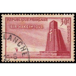 France Francia 925 1952 10 aniv. de la victoria de Bir Hakeim (Libia) Usados France Francia 925 1952 10 aniv. de la victoria de Bir Hakeim (Libia) Usados