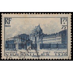 France Francia 379 1938 Pro Sesiones nacionales de arte francés Castillo de Versalles Usado France Francia 379 1938 Pro Sesiones nacionales de arte francés Castillo de Versalles Usado