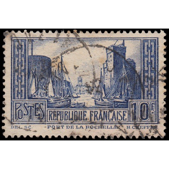 France Francia 261 1929 1931 Port La Rochelle Usado France Francia 261 1929 1931 Port La Rochelle Usado