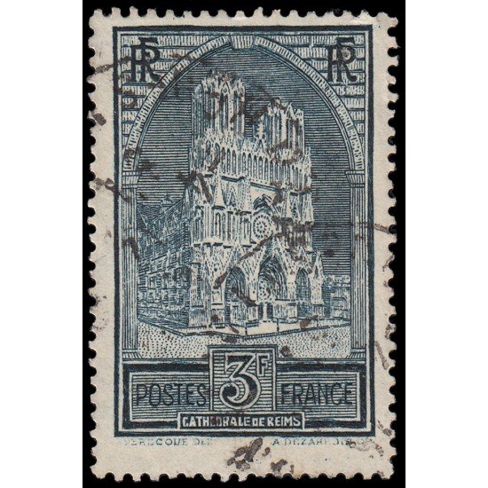 France Francia 259 1929-31 Mont-Saint-Michel Usado France Francia 259 1929-31 Mont-Saint-Michel Usado