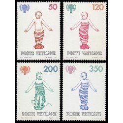 Vaticano 685/88 1979 Año internacional de la infancia Esculturas MNH Vaticano 685/88 1979 Año internacional de la infancia Esculturas MNH