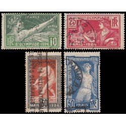 France Francia 183/86 1924 Juegos Olímpicos París Usados France Francia 183/86 1924 Juegos Olímpicos París Usados
