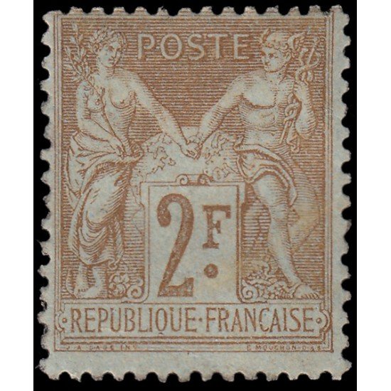 France Francia 105 1900 Paz y Comercio (Tipo Sabio) MH
