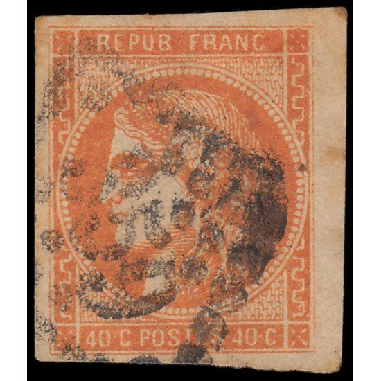 France Francia 48 1870 Ceres Usado France Francia 48 1870 Ceres Usado