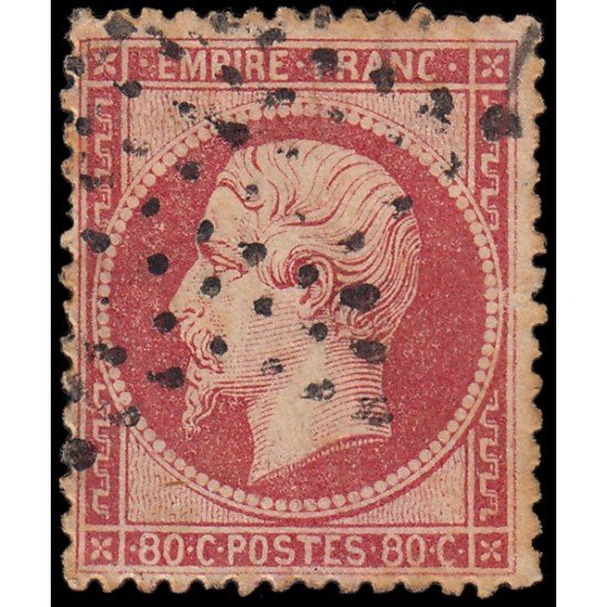 France Francia 24 1862 Napoleón III Usado France Francia 24 1862 Napoleón III Usado