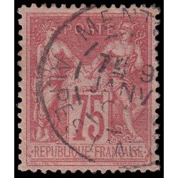 France Francia 81 1885 Paz y Comercio (Tipo Sabio) Usado France Francia 81 1885 Paz y Comercio (Tipo Sabio) Usado