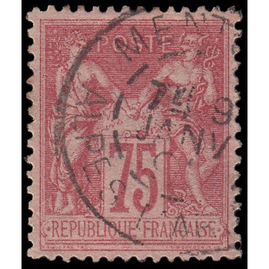 France Francia 81 1885 Paz y Comercio (Tipo Sabio) Usado France Francia 81 1885 Paz y Comercio (Tipo Sabio) Usado