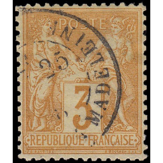 France Francia 86 1878 Paz y Comercio (Tipo Sabio) Usados France Francia 86 1878 Paz y Comercio (Tipo Sabio) Usados