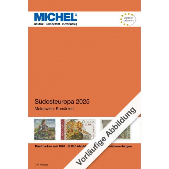 Lindner - MICHEL Catálogo Sudeste de Europa 2025 (E8)