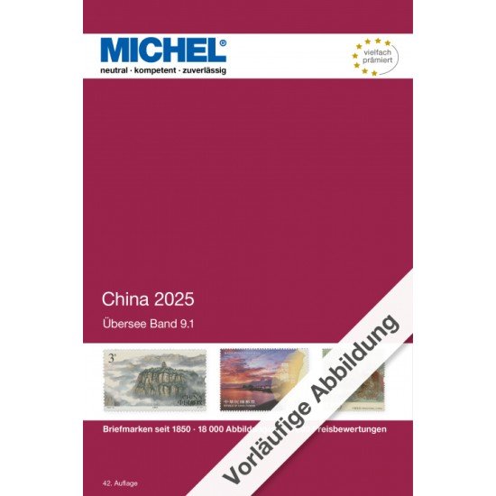 MICHEL Catálogo de ultramar China 2025 (ÜK 9.1) MICHEL Catálogo de ultramar China 2025 (ÜK 9.1)