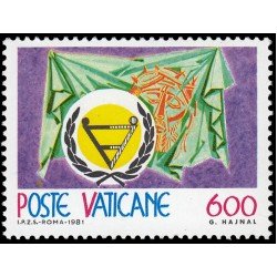 REL/S Vaticano 712 1981 Año internacional de las personas dicapacitadas Emblema MNH