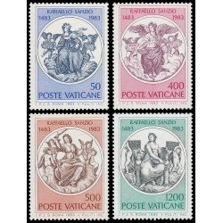 Vaticano 743/46 1983 500 aniv. de Rafael MNH