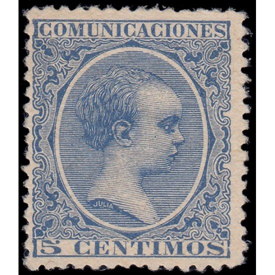 España Spain 215 1889-1901 Alfonso XIII Pelón MNH España Spain 215 1889-1901 Alfonso XIII Pelón MNH