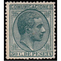 España Spain 196 1878 Alfonso XII Sin goma España Spain 196 1878 Alfonso XII Sin goma