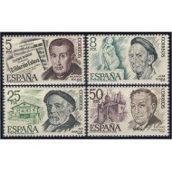 España Spain 2456/59 1978 Personajes Españoles MNH