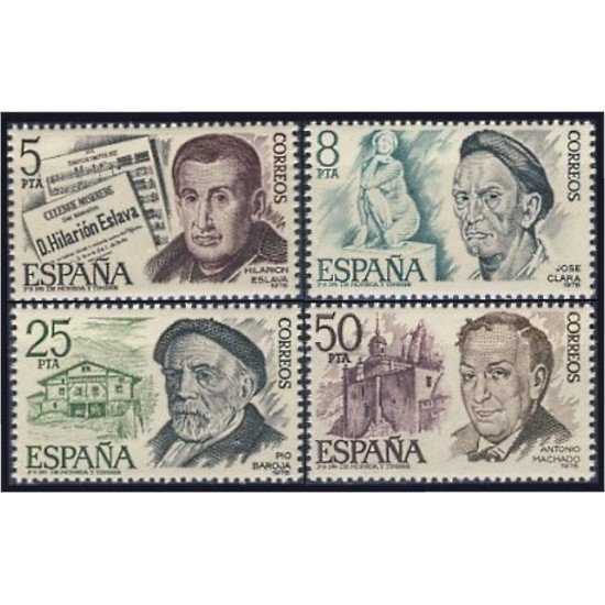 España Spain 2456/59 1978 Personajes Españoles MNH España Spain 2456/59 1978 Personajes Españoles MNH