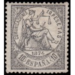 España Spain 152 1874 Alegoría de la Justicia MH