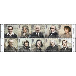 Gran Bretaña 3190/98 2009 Personalidades célebres británicas MNH Gran Bretaña 3190/98 2009 Personalidades célebres británicas MNH