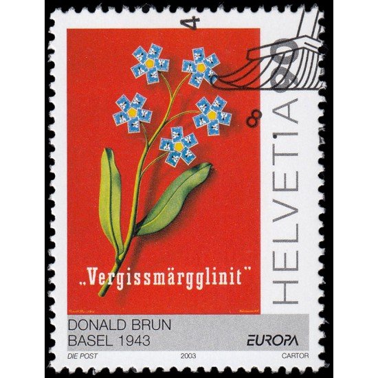 Suiza Switzerland 1761 2003 El arte del cartel Matasellos a favor MNH Suiza Switzerland 1761 2003 El arte del cartel Matasellos a favor MNH