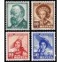 Suiza Switzerland 354/57 1940 Pro juventud Gottfried Keller MNH