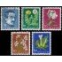 Suiza Switzerland 668/72 1960 Pro juventud Alexandre Calame Flores flowers Matasellos a favor MNH