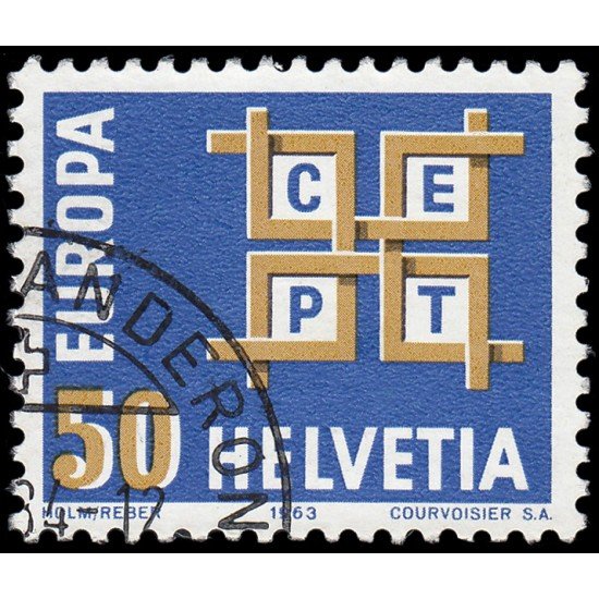 Suiza Switzerland 716 1963 Europa C.E.P.T. Usado Suiza Switzerland 716 1963 Europa C.E.P.T. Usado