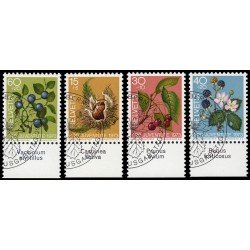 Suiza Switzerland 943/46 1973 Pro juventud Frutos del bosque Matasellos a favor MNH Suiza Switzerland 943/46 1973 Pro juventud Frutos del bosque Matasellos a favor MNH