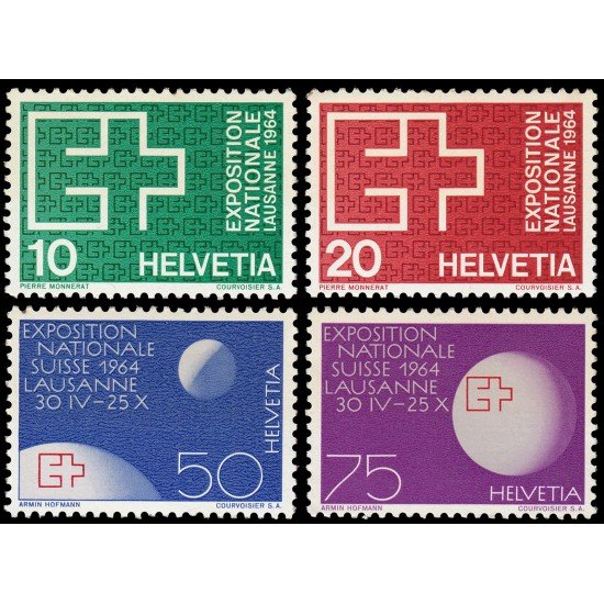 Suiza Switzerland 717/20 1963 Exposición Nacional de Lausanne MH Suiza Switzerland 717/20 1963 Exposición Nacional de Lausanne MH