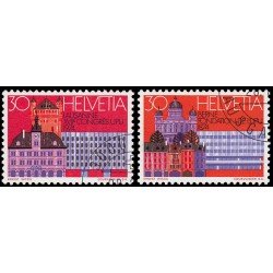 Suiza Switzerland 956/57 1974 Centenario U.P.U. Unión Postal Universal Matasellos a favor MNH Suiza Switzerland 956/57 1974 Centenario U.P.U. Unión Postal Universal Matasellos a favor MNH