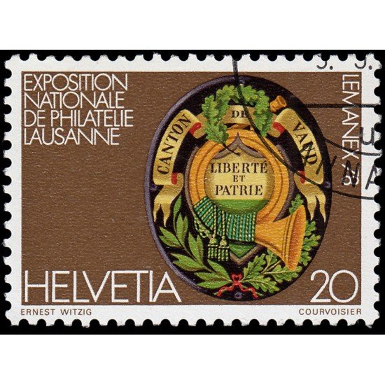 Suiza Switzerland 1046 1978 Exposición nacional de filatelia Lemanex Matasellos a favor MNH Suiza Switzerland 1046 1978 Exposición nacional de filatelia Lemanex Matasellos a favor MNH