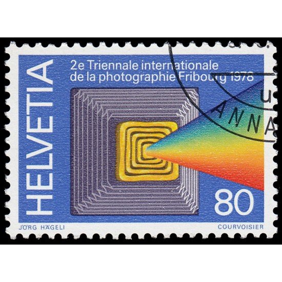 Suiza Switzerland 1049 1978 2ª Trienal de fotografía Fribourgo Matasellos a favor MNH Suiza Switzerland 1049 1978 2ª Trienal de fotografía Fribourgo Matasellos a favor MNH