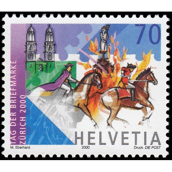 Suiza Switzerland 1668 2000 Día del sello MNH
