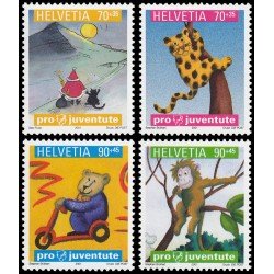 Suiza Switzerland 1697/00 2001 Por la juventud Personajes de libros infantiles MNH Suiza Switzerland 1697/00 2001 Por la juventud Personajes de libros infantiles MNH