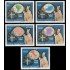 Vaticano 867/71 1989 Serie Viajes de S S Juan Pablo II MNH