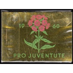 Suiza Switzerland Carnet C-668 1960 Pro juventud Alexandre Calame Flores flowers MNH Suiza Switzerland Carnet C-668 1960 Pro juventud Alexandre Calame Flores flowers MNH