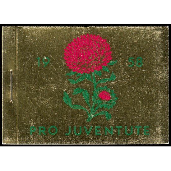 Suiza Switzerland Carnet C-616 1958 Pro juventud Flores flowers MNH Suiza Switzerland Carnet C-616 1958 Pro juventud Flores flowers MNH