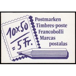 Suiza Switzerland Carnet C-1267a 1987 Serie Transporte postal a través de los años MNH Suiza Switzerland Carnet C-1267a 1987 Serie Transporte postal a través de los años MNH